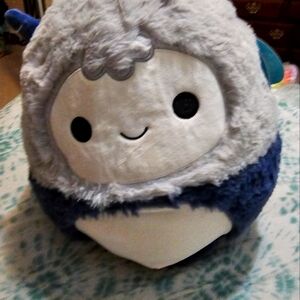 Squishmallows FuzzAMallows 12 inch Horace the Blue and Gray Yeti